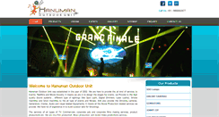 Desktop Screenshot of hanumanoutdoorunit.com